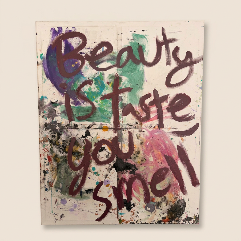 Beauty is taste, you smell.